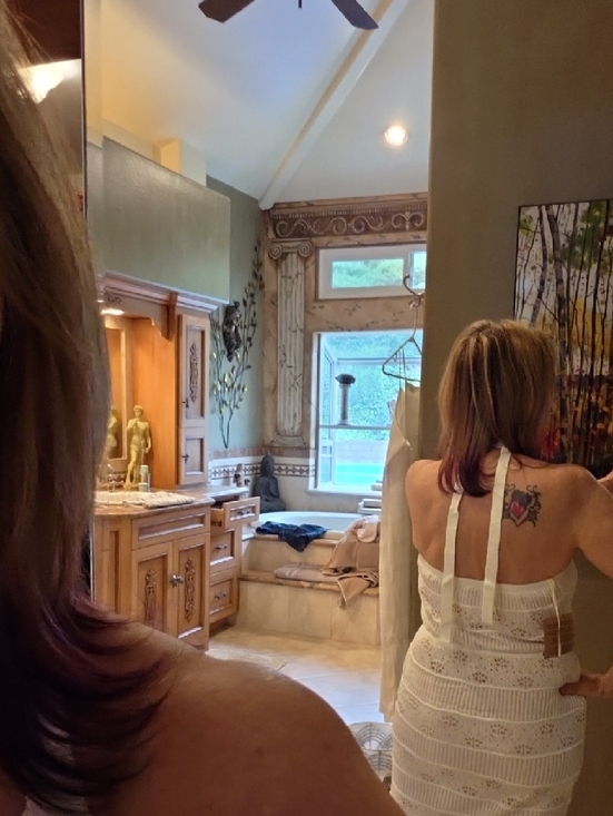 Sleeveless White Crochet Halter Dress--: The "Event-Ready" NWT - Picture 5 of 11